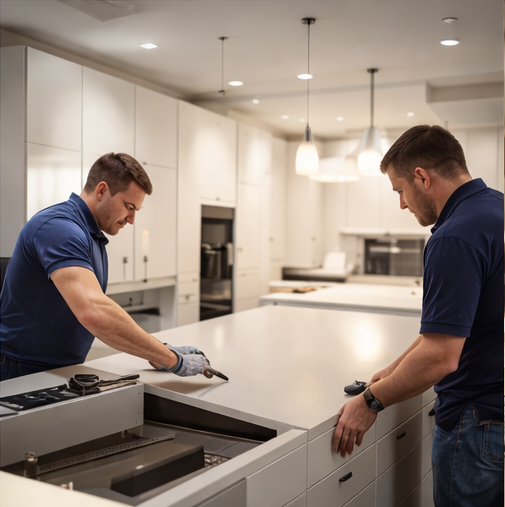 Professional kitchen fitting